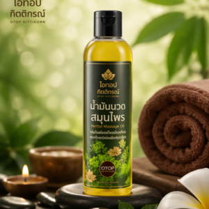 Home น้ำมันนวดสมุนไพร (herbal massage oil)