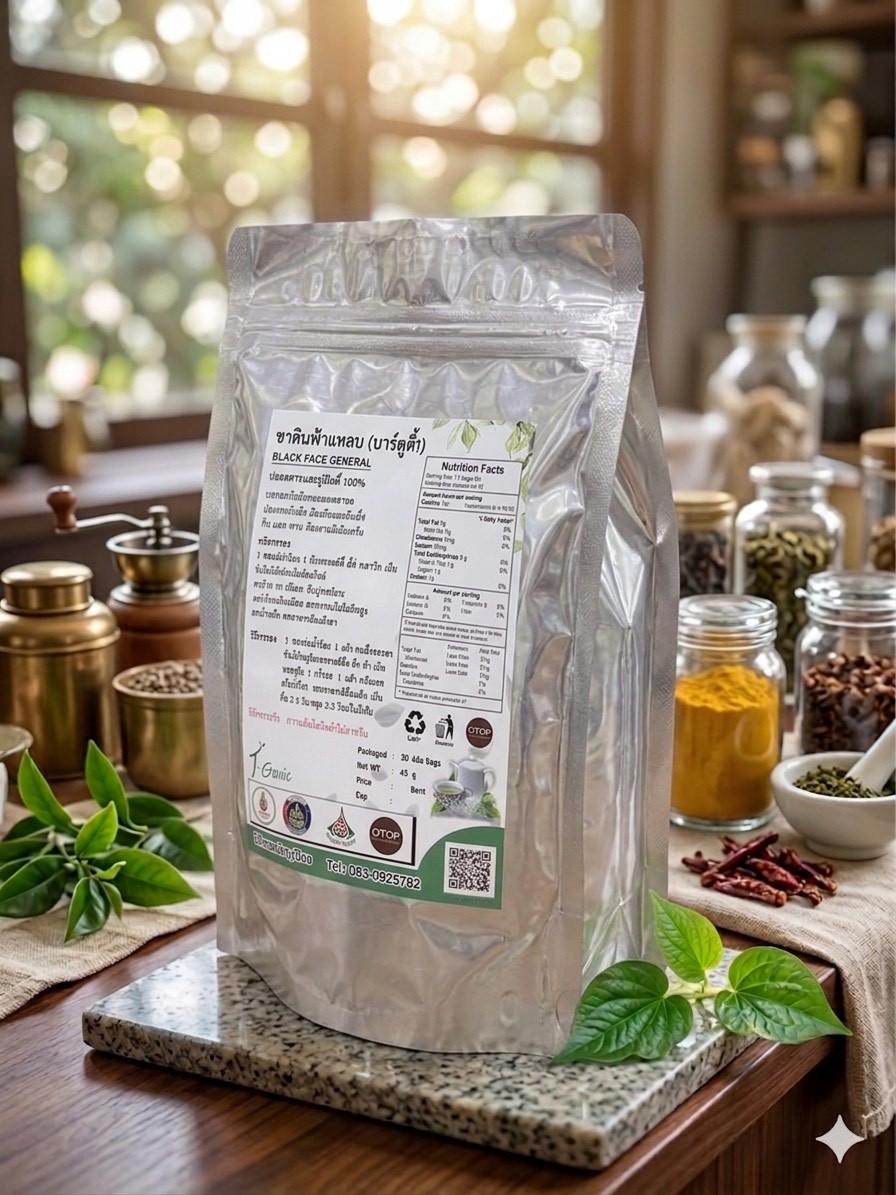 ชาหินฟ้า สมุนไพรไทย กลิ่นหอม ดื่มง่าย เพื่อสุขภาพ ชาหินฟ้า (hin fah herbal)