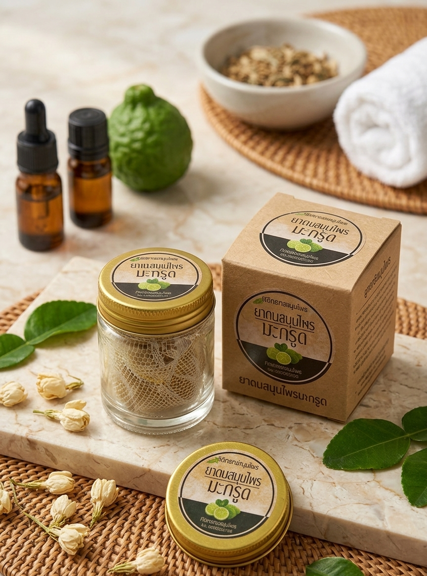 ยาดมมะกรูด (lime herbal) ยาดมมะกรูด (lime herbal)