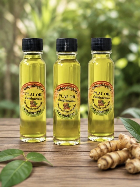 เซ็ตน้ำมันไพลเหลือง (plai herbal oil set) เซ็ตน้ำมันไพลเหลือง (plai herbal oil set)